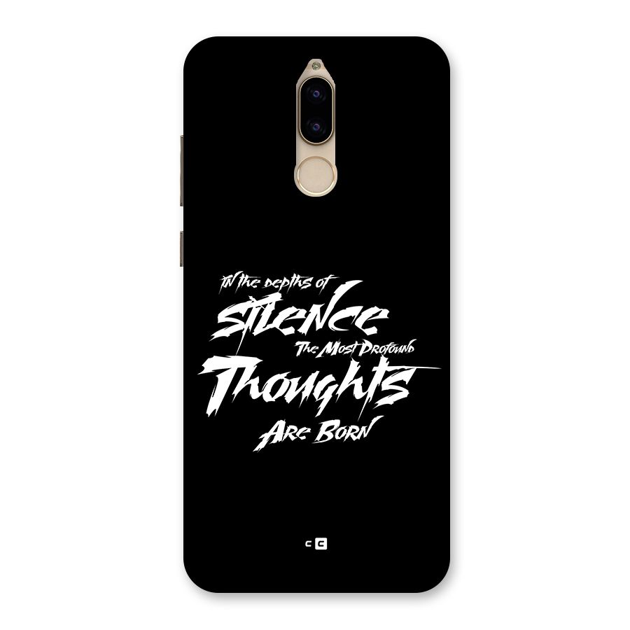 Silent Thoughts Back Case for Honor 9i