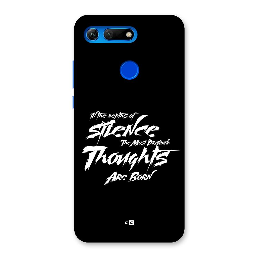 Silent Thoughts Back Case for Honor View 20