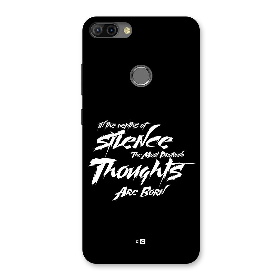 Silent Thoughts Back Case for Infinix Hot 6 Pro