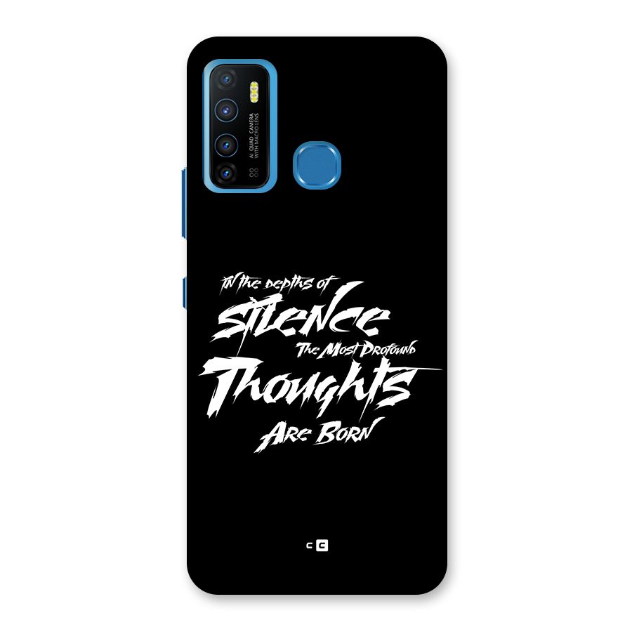 Silent Thoughts Back Case for Infinix Hot 9
