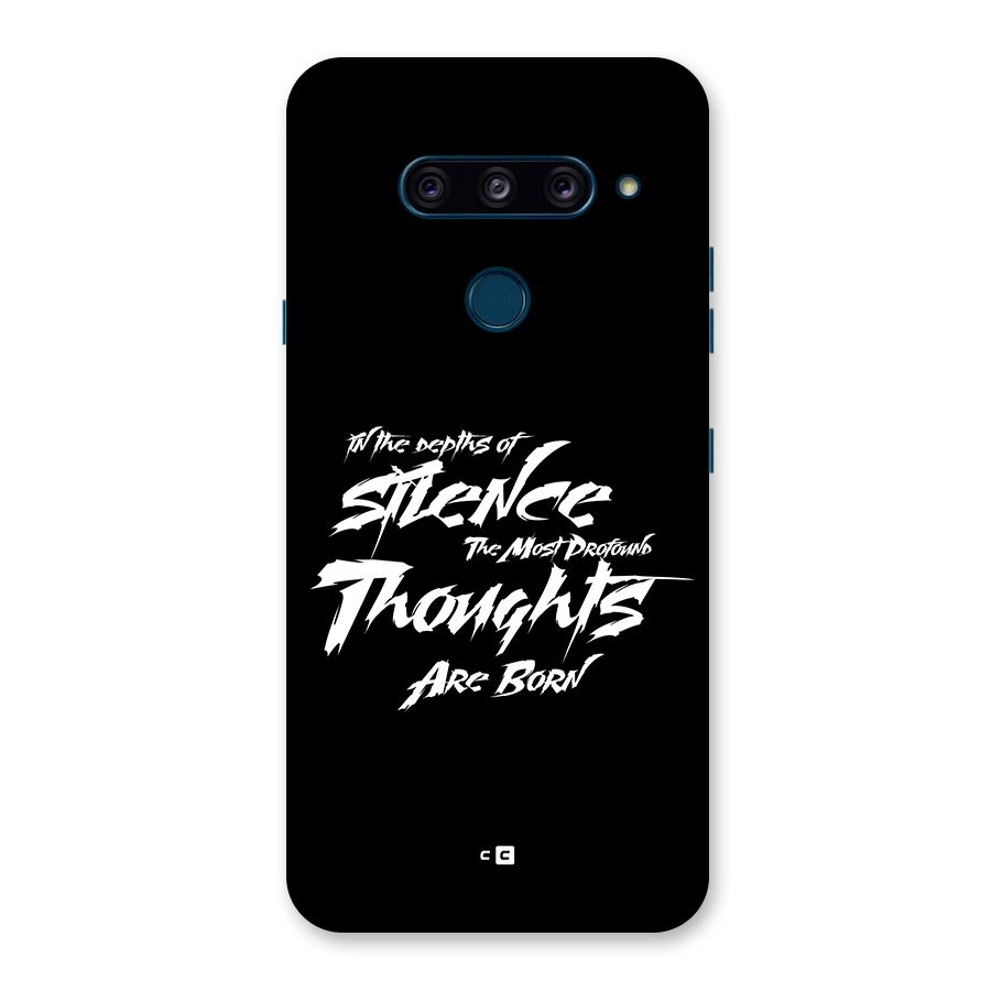 Silent Thoughts Back Case for LG  V40 ThinQ