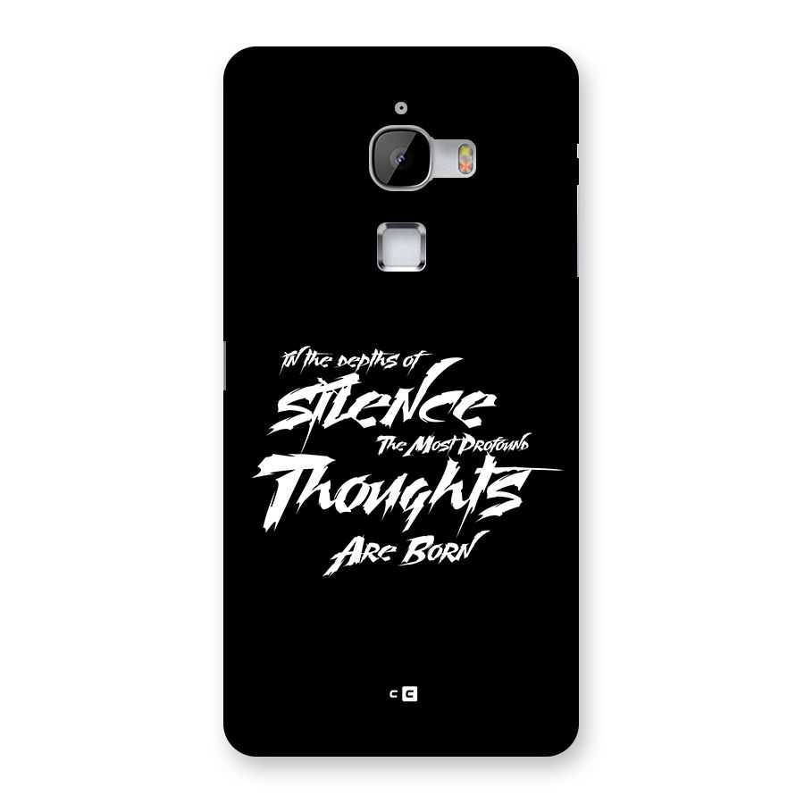 Silent Thoughts Back Case for LeTV Le Max