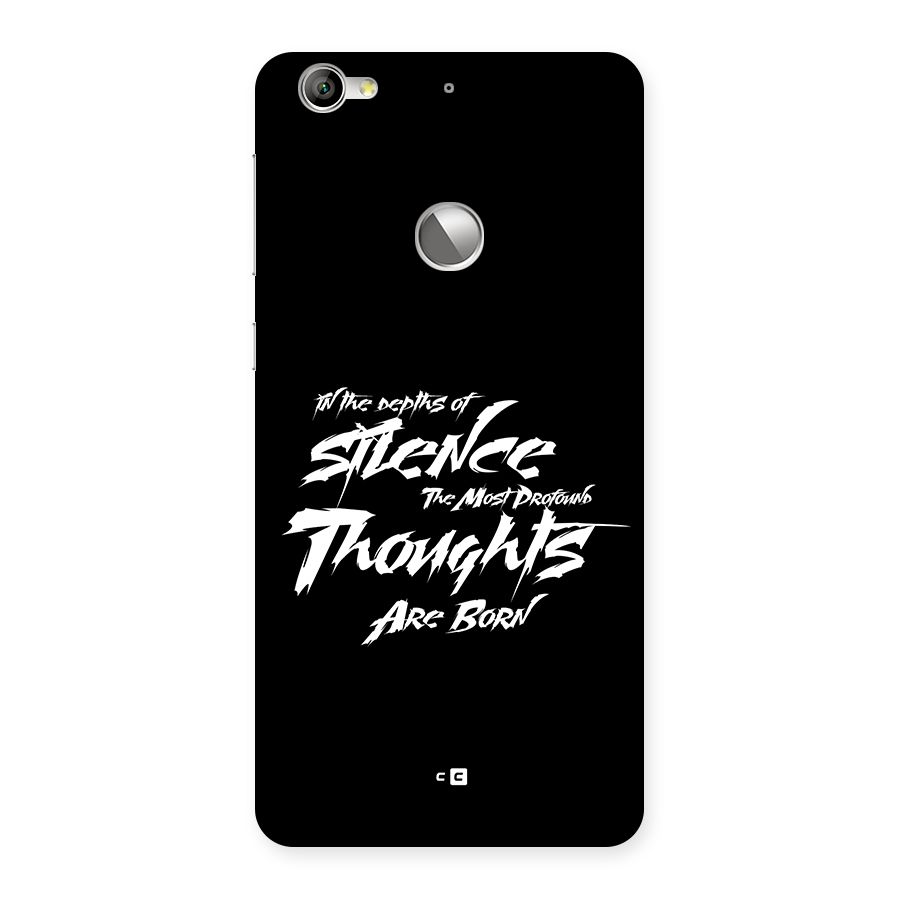 Silent Thoughts Back Case for Le 1S