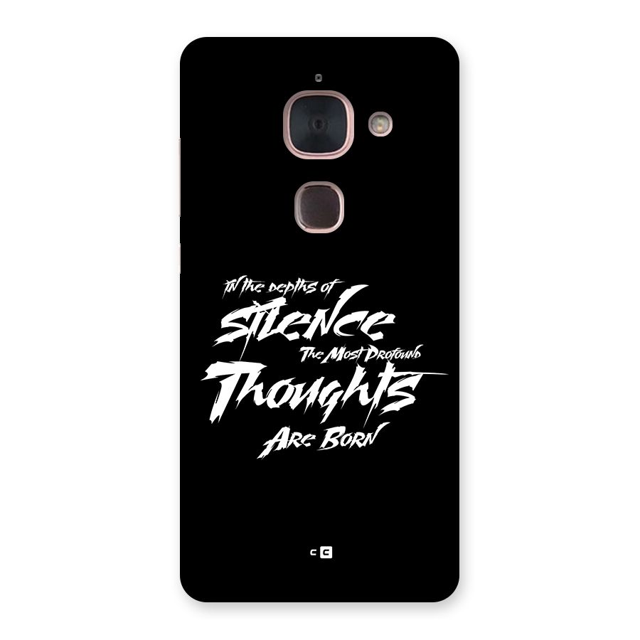 Silent Thoughts Back Case for Le Max 2