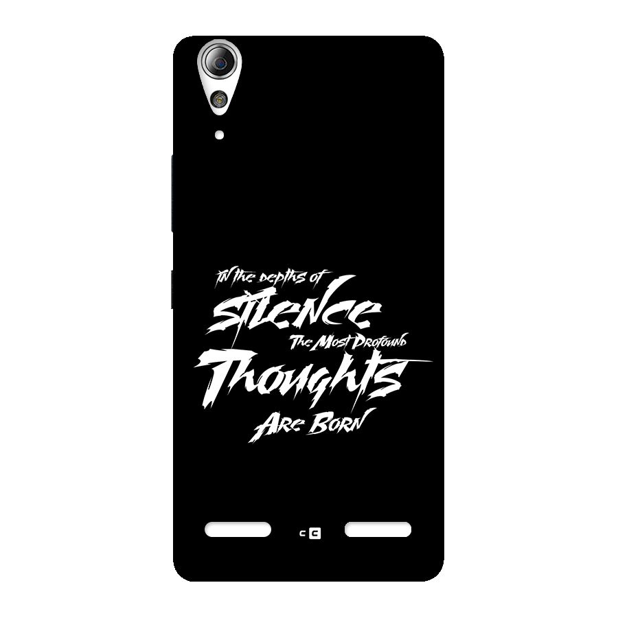 Silent Thoughts Back Case for Lenovo A6000 Plus