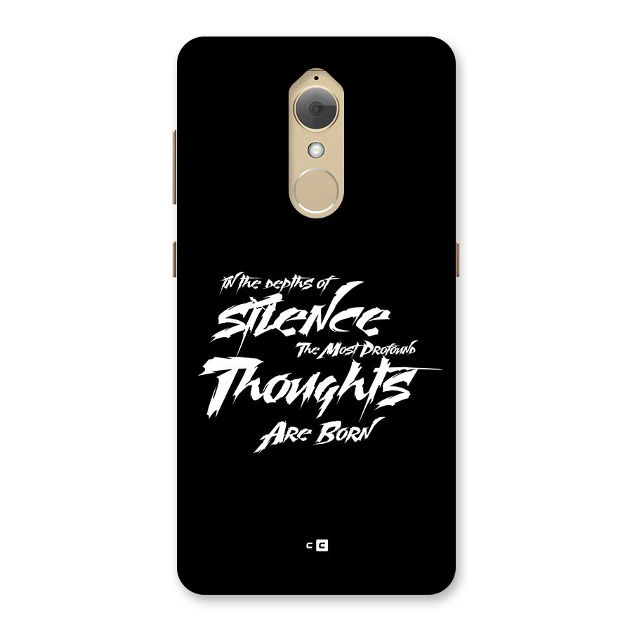 Silent Thoughts Back Case for Lenovo K8