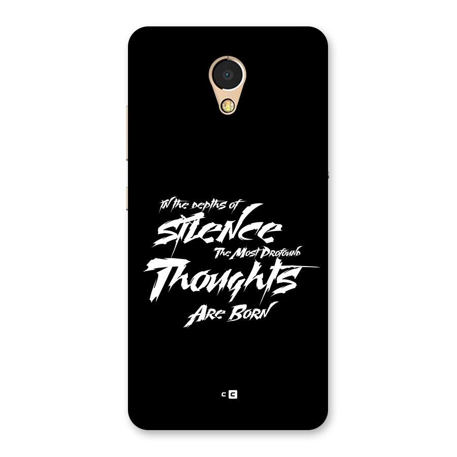 Silent Thoughts Back Case for Lenovo P2