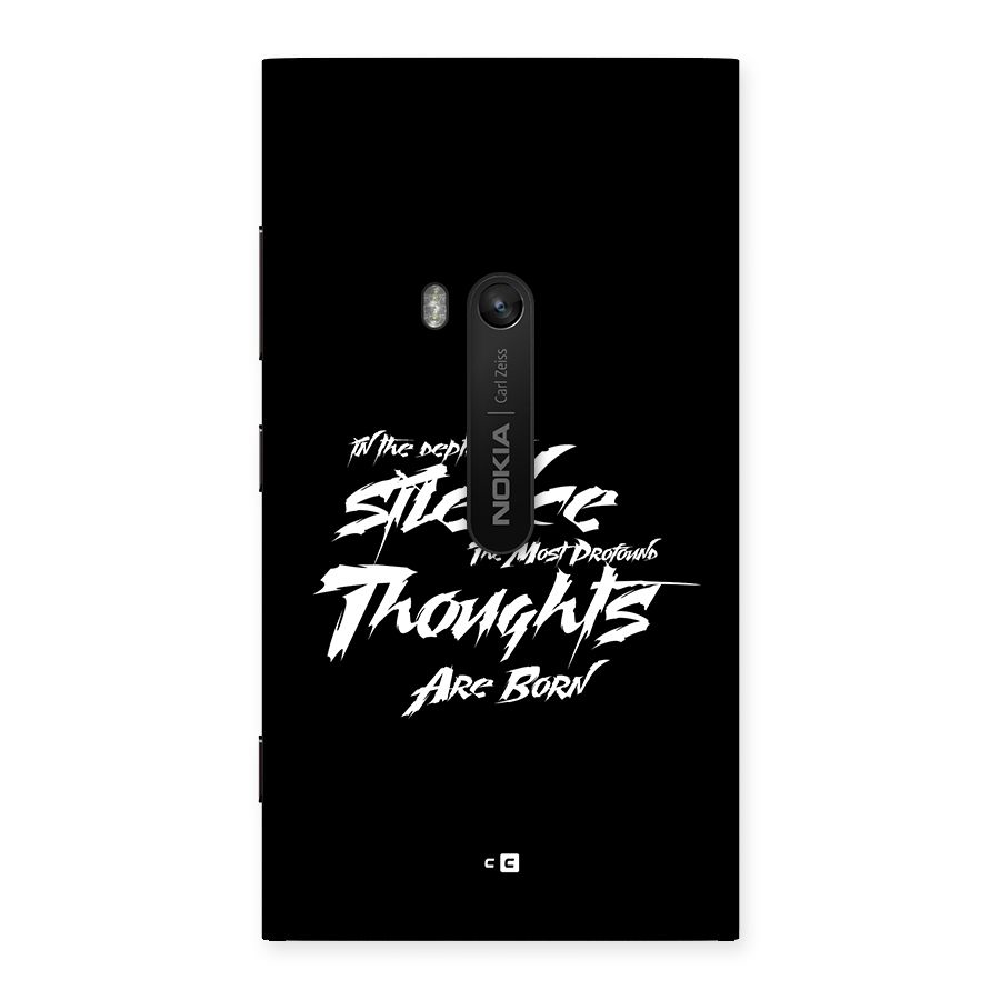 Silent Thoughts Back Case for Lumia 920