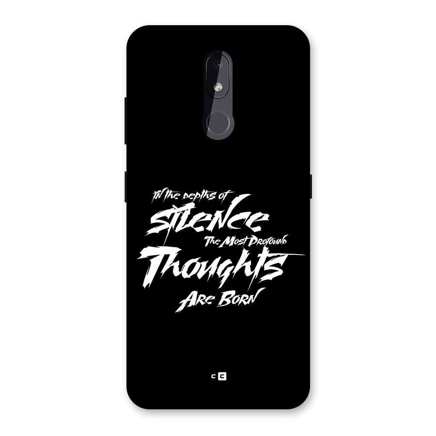 Silent Thoughts Back Case for Nokia 3.2