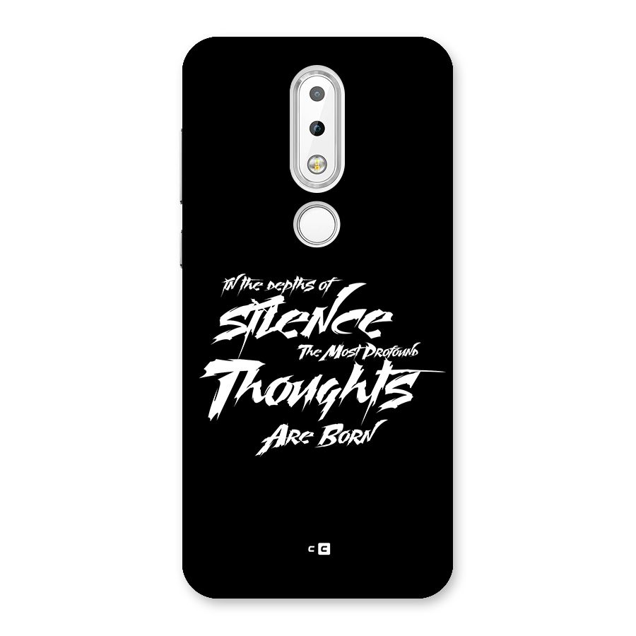 Silent Thoughts Back Case for Nokia 6.1 Plus