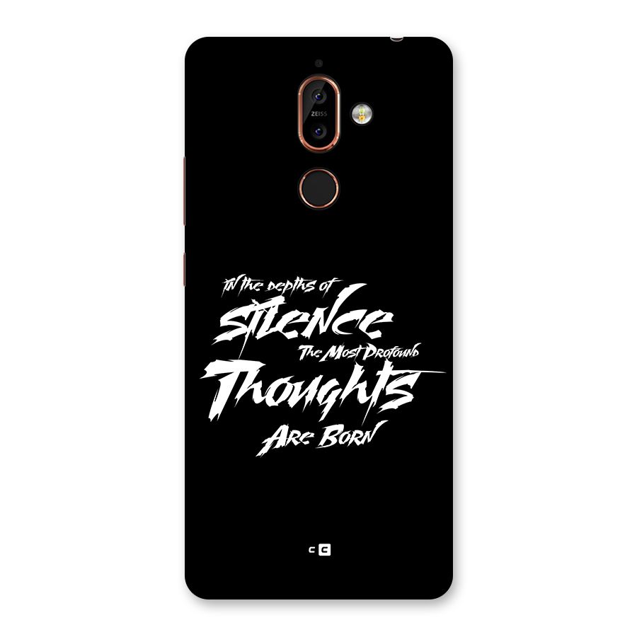 Silent Thoughts Back Case for Nokia 7 Plus