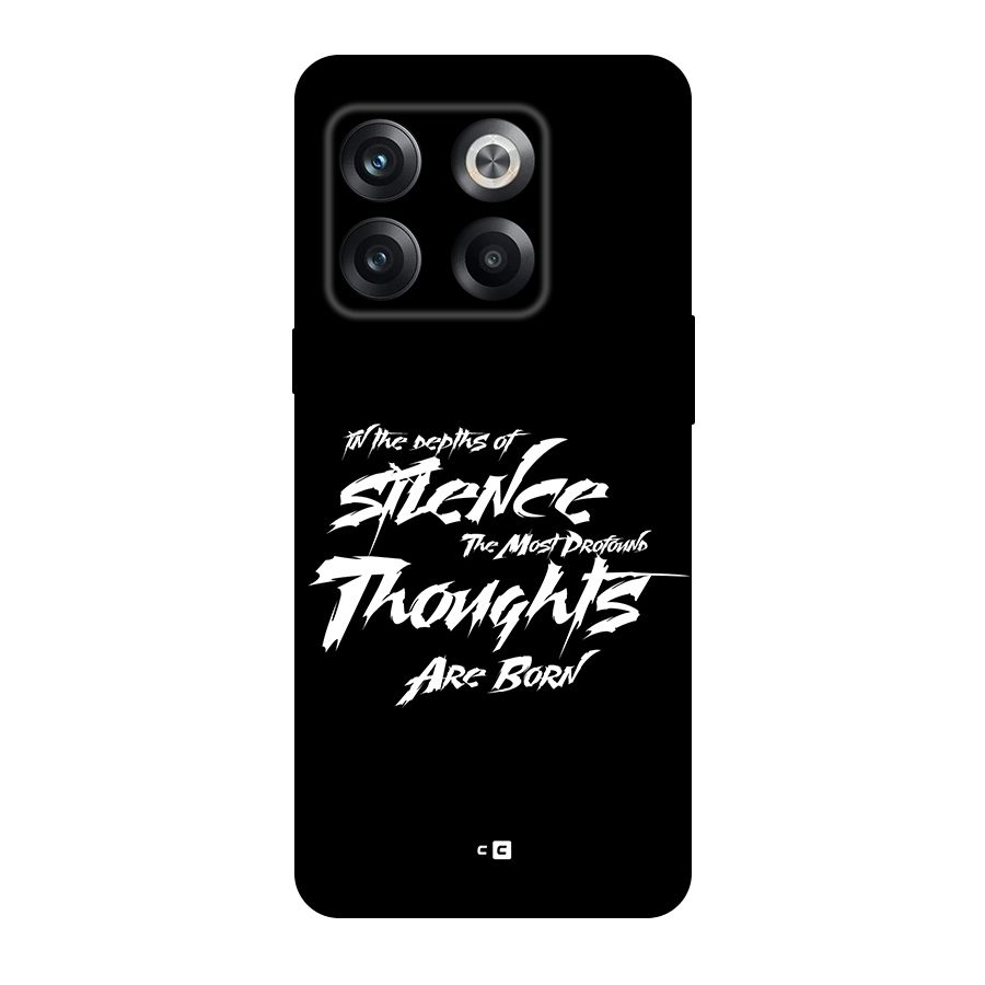 Silent Thoughts Back Case for OnePlus 10T