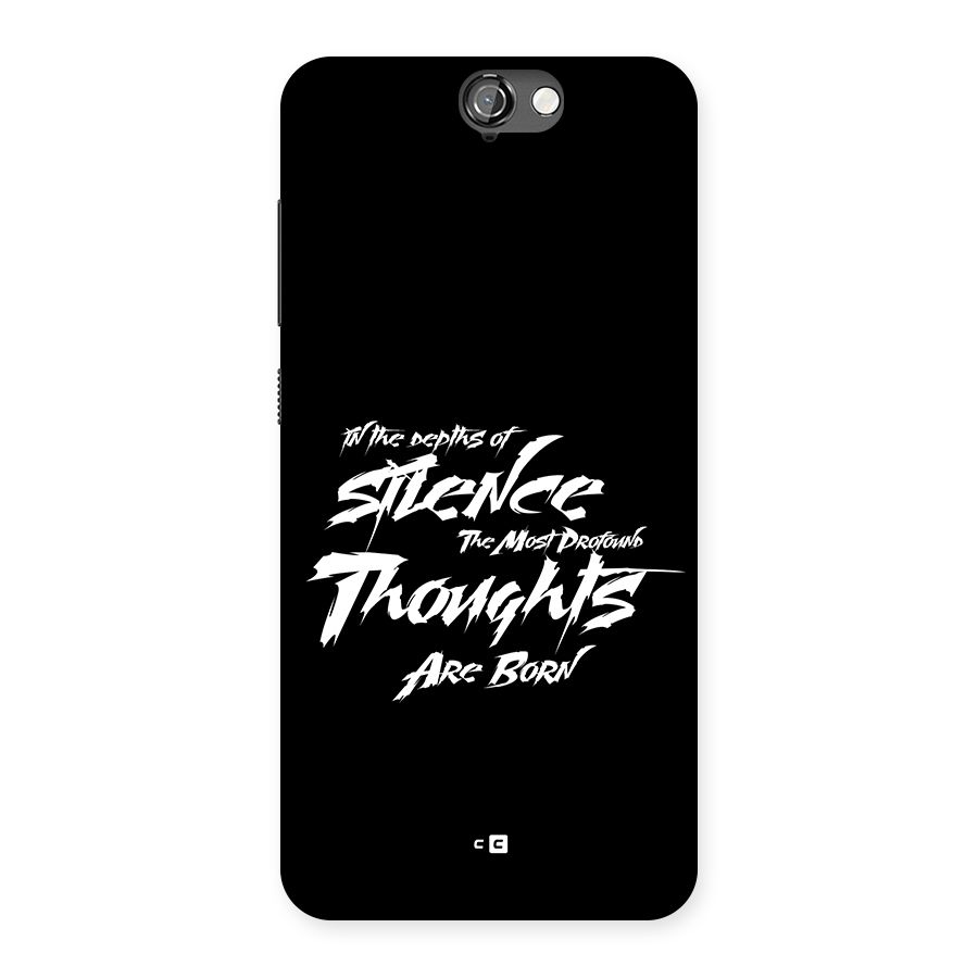 Silent Thoughts Back Case for One A9