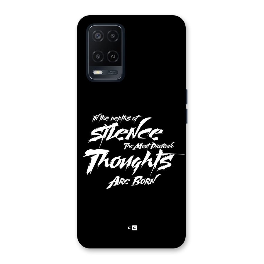 Silent Thoughts Back Case for Oppo A54