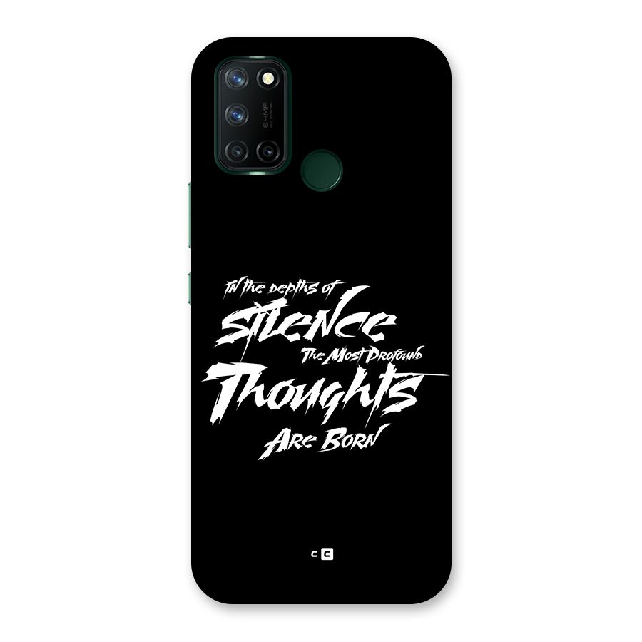 Silent Thoughts Back Case for Realme 7i