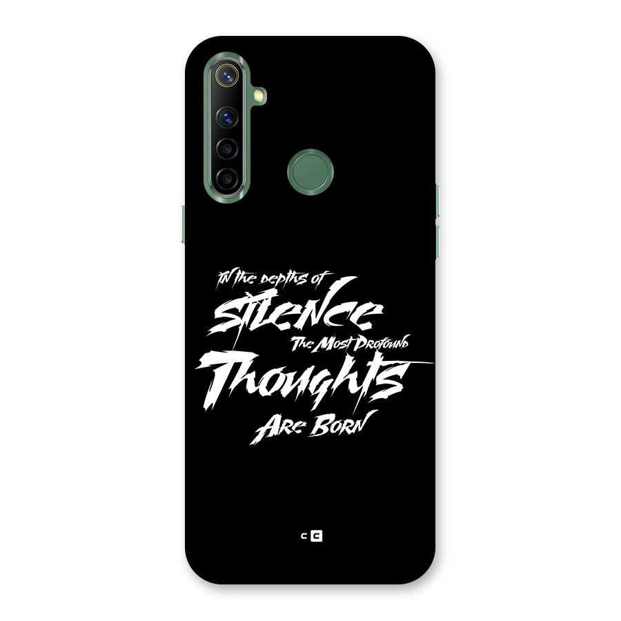 Silent Thoughts Back Case for Realme Narzo 10