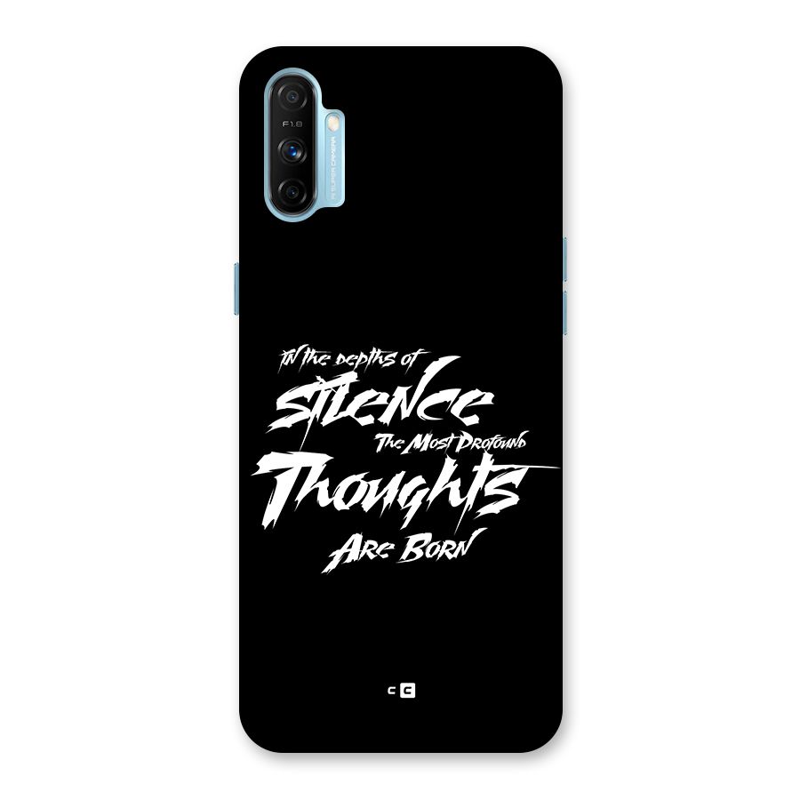 Silent Thoughts Back Case for Realme Narzo 20A