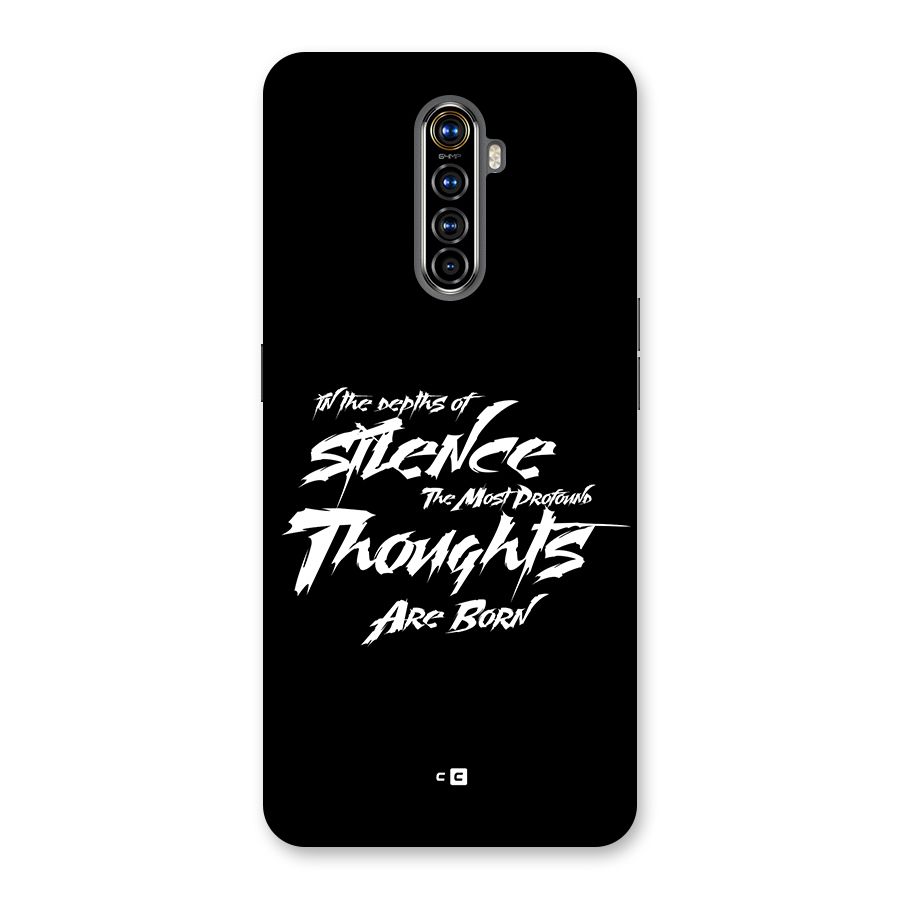 Silent Thoughts Back Case for Realme X2 Pro