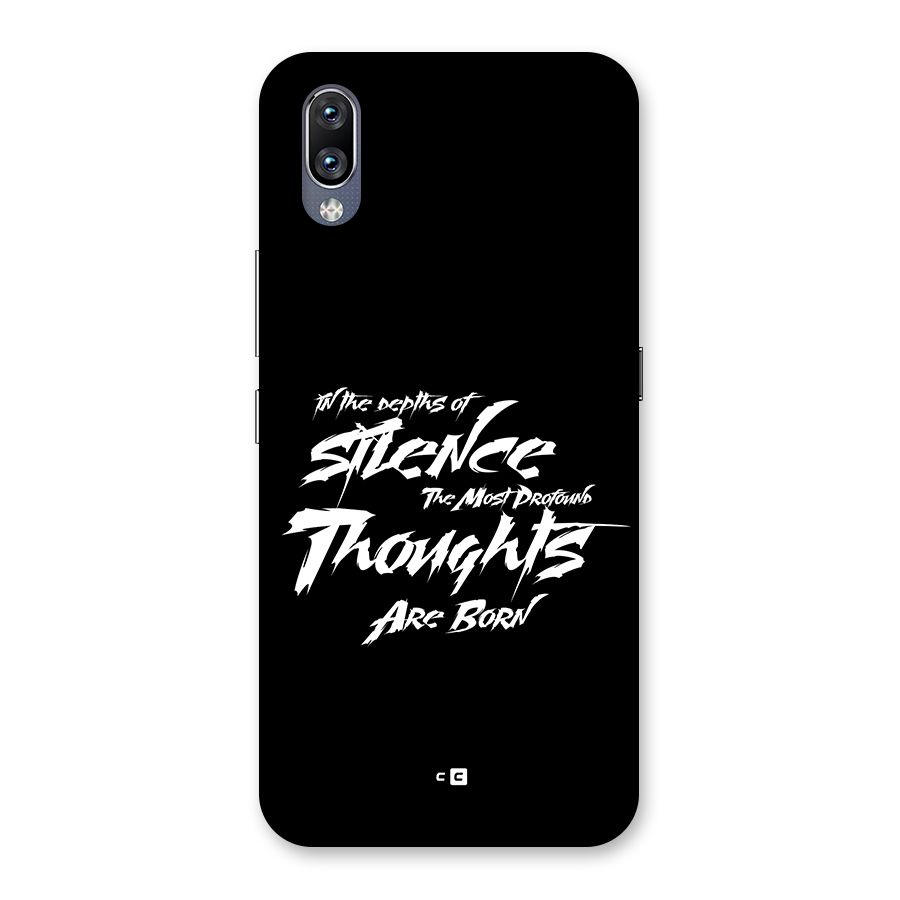 Silent Thoughts Back Case for Vivo NEX