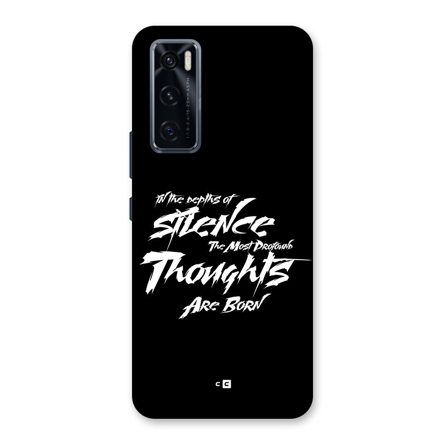 Silent Thoughts Back Case for Vivo V20 SE