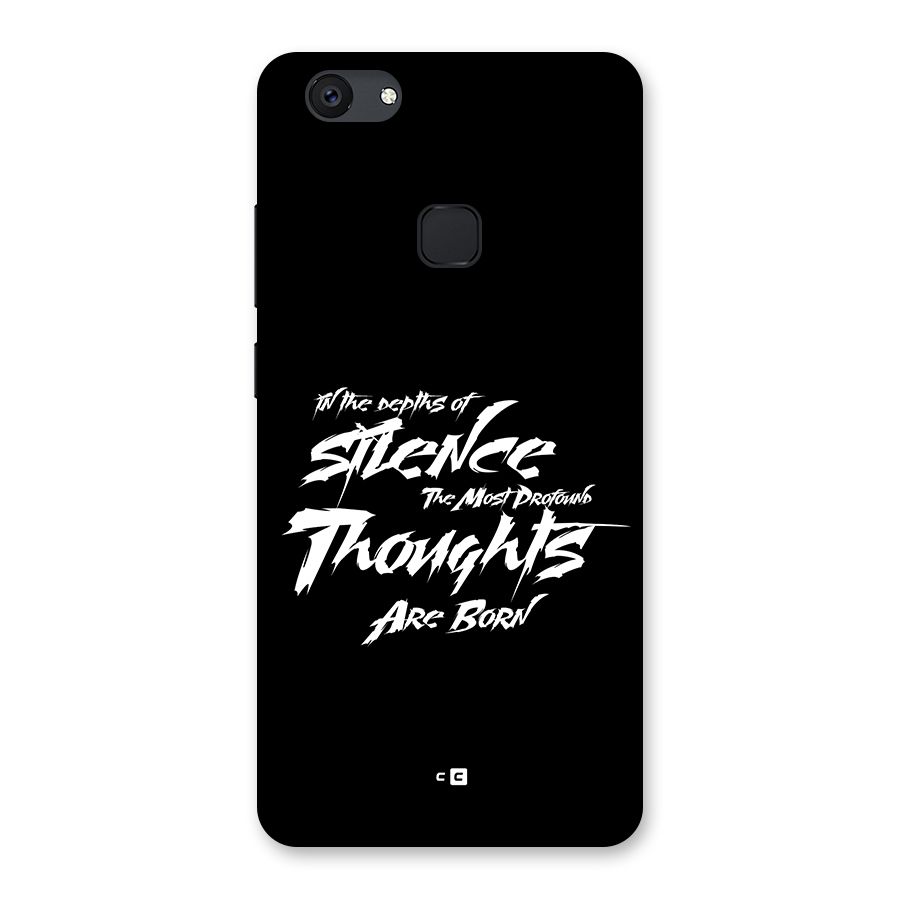 Silent Thoughts Back Case for Vivo V7 Plus