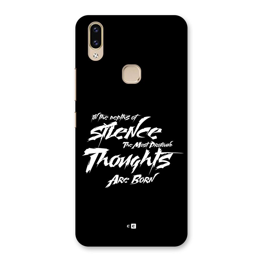 Silent Thoughts Back Case for Vivo V9 Youth