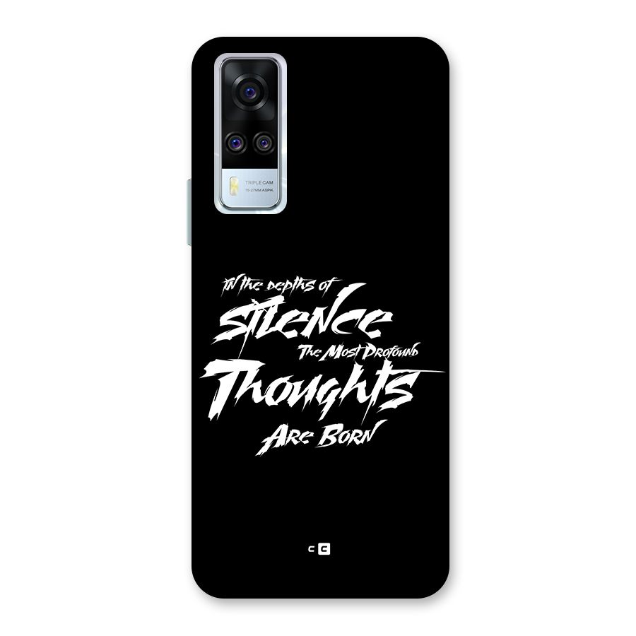 Silent Thoughts Back Case for Vivo Y31
