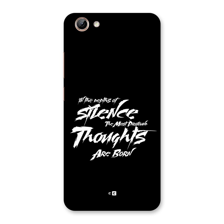 Silent Thoughts Back Case for Vivo Y71i