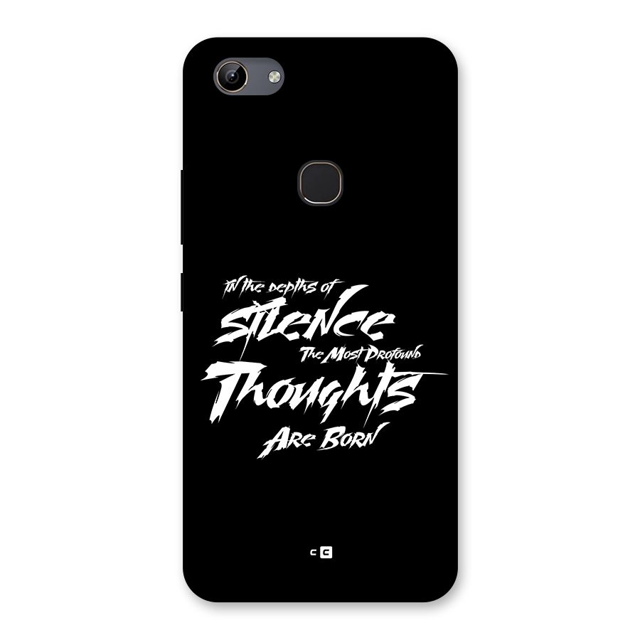 Silent Thoughts Back Case for Vivo Y81