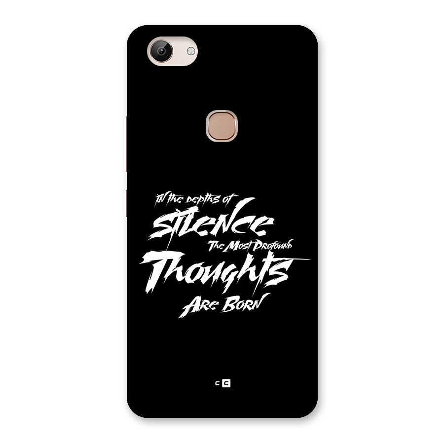 Silent Thoughts Back Case for Vivo Y83