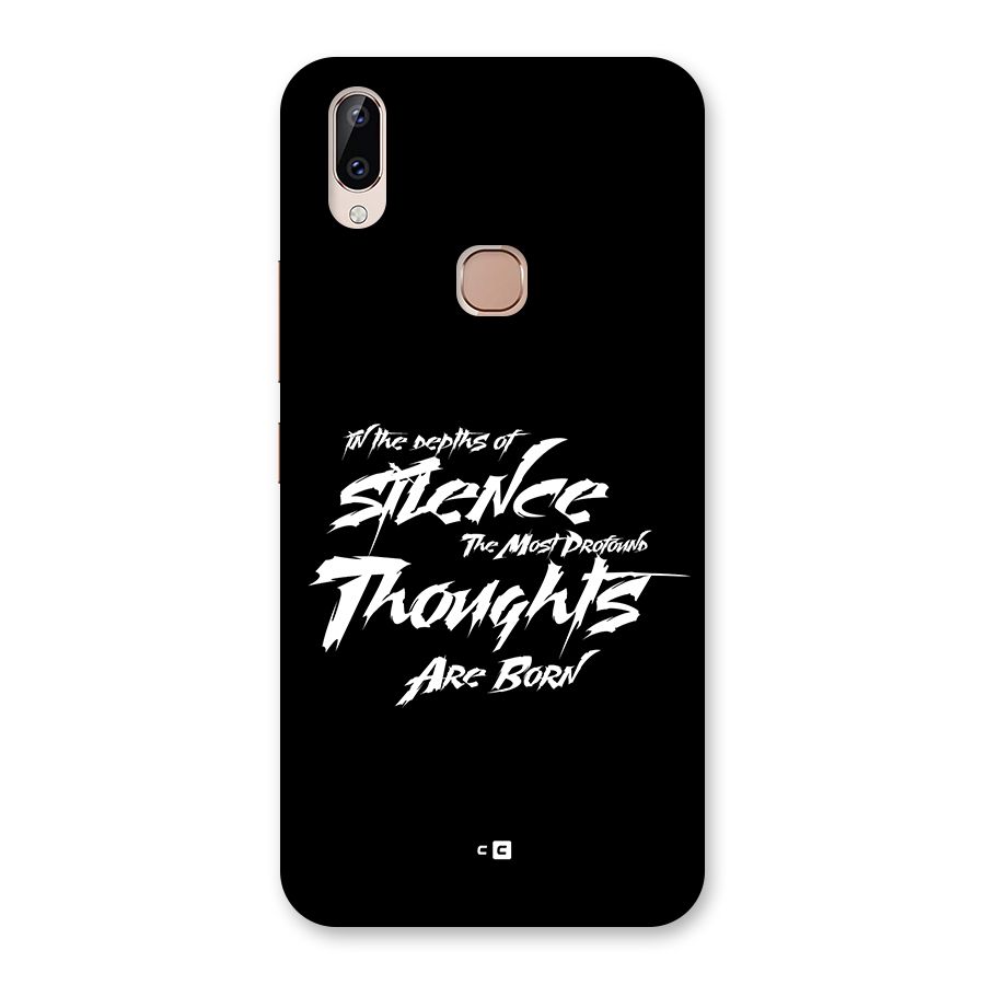 Silent Thoughts Back Case for Vivo Y83 Pro