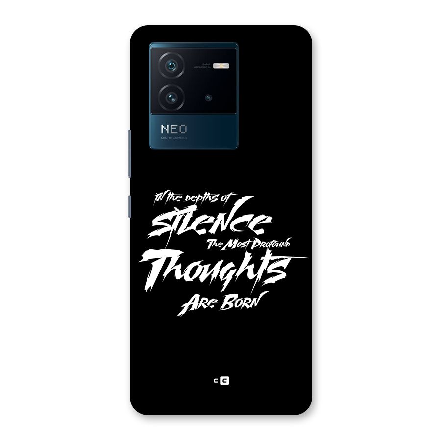 Silent Thoughts Back Case for Vivo iQOO Neo 6 5G