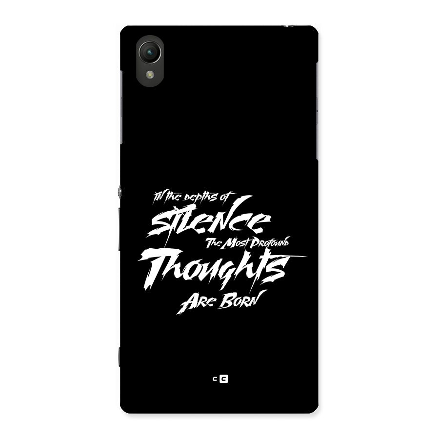 Silent Thoughts Back Case for Xperia Z1