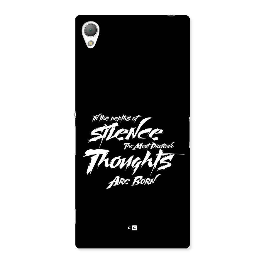 Silent Thoughts Back Case for Xperia Z3