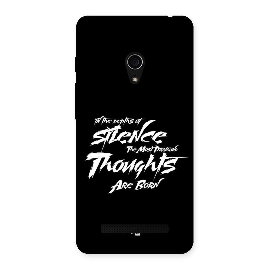 Silent Thoughts Back Case for Zenfone 5