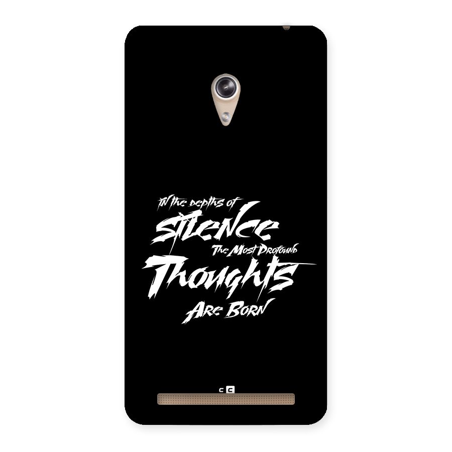 Silent Thoughts Back Case for Zenfone 6