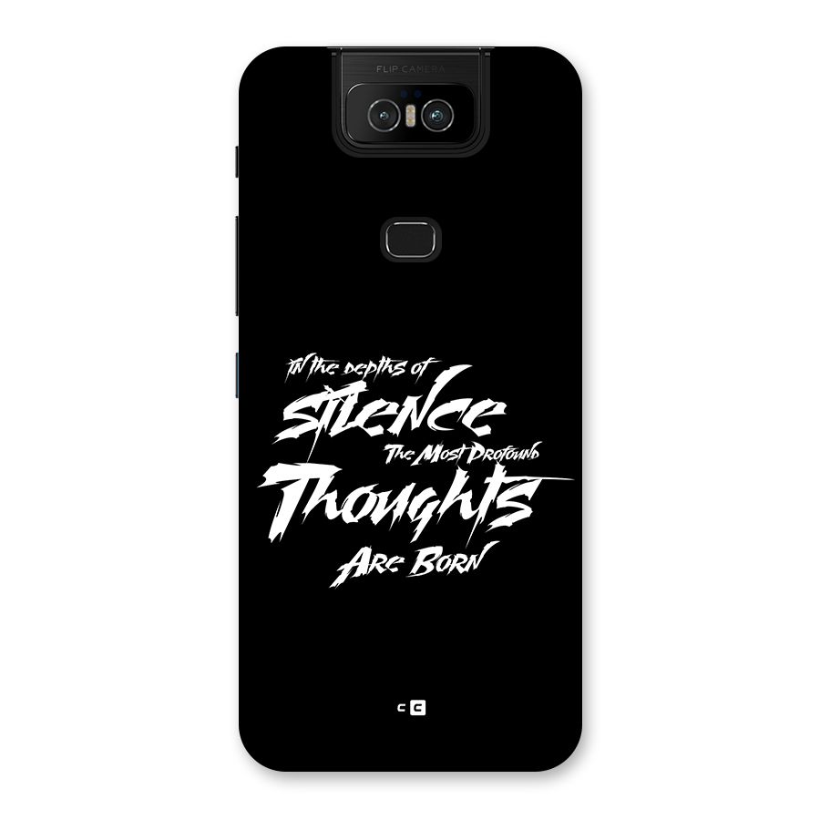 Silent Thoughts Back Case for Zenfone 6z