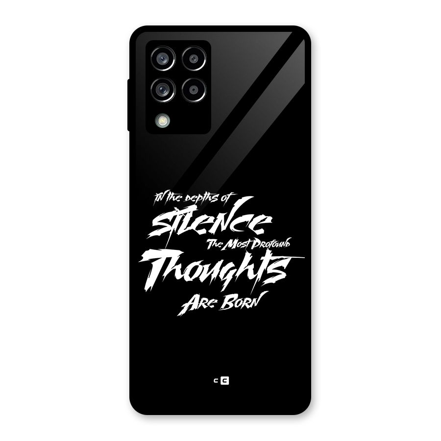 Silent Thoughts Glass Back Case for Galaxy M53 5G