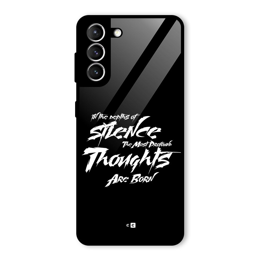 Silent Thoughts Glass Back Case for Galaxy S21 5G