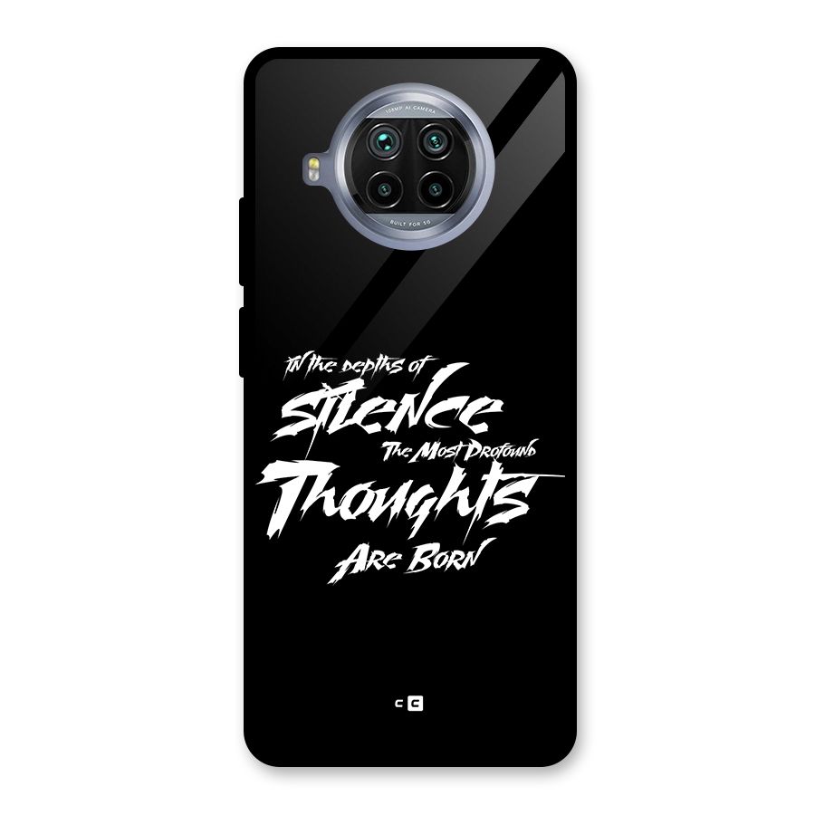 Silent Thoughts Glass Back Case for Mi 10i