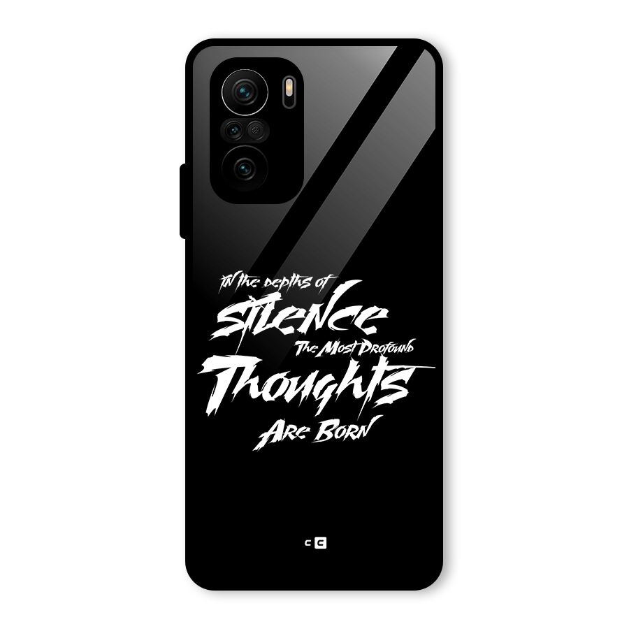 Silent Thoughts Glass Back Case for Mi 11x