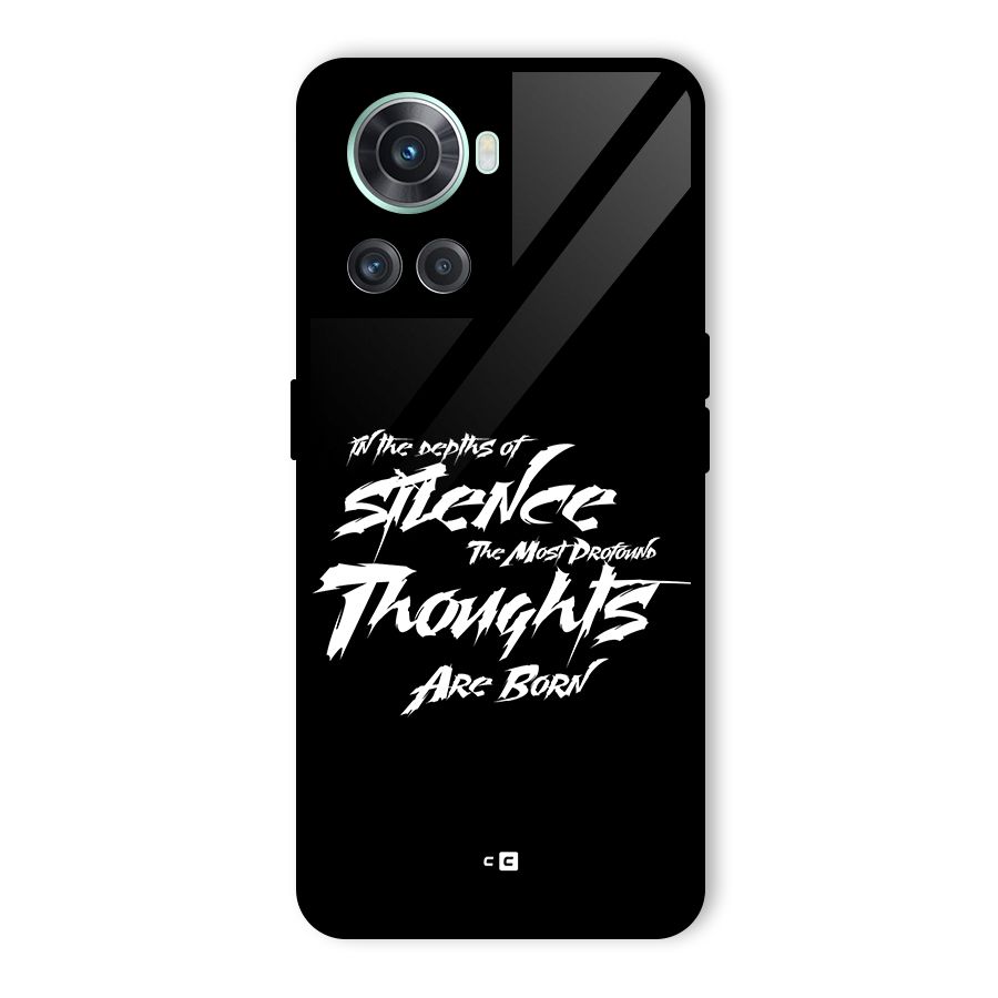 Silent Thoughts Glass Back Case for OnePlus 10R