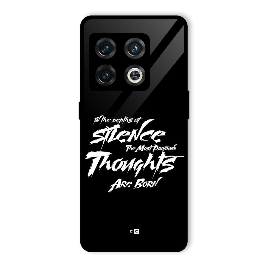 Silent Thoughts Glass Back Case for OnePlus 10 Pro 5G