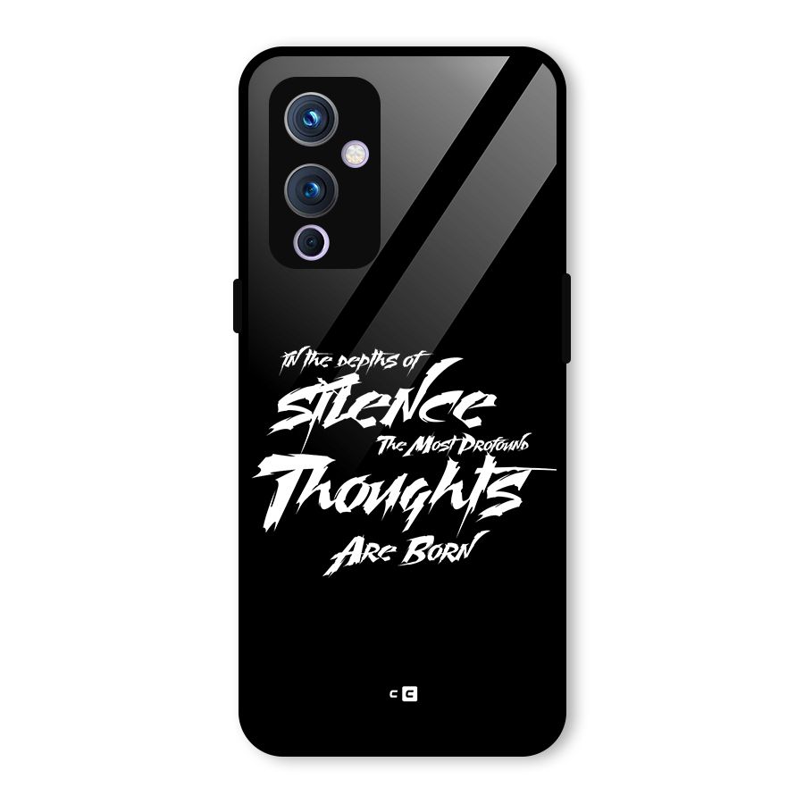 Silent Thoughts Glass Back Case for OnePlus 9
