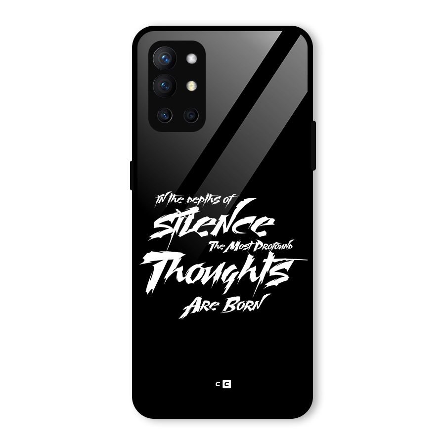 Silent Thoughts Glass Back Case for OnePlus 9R