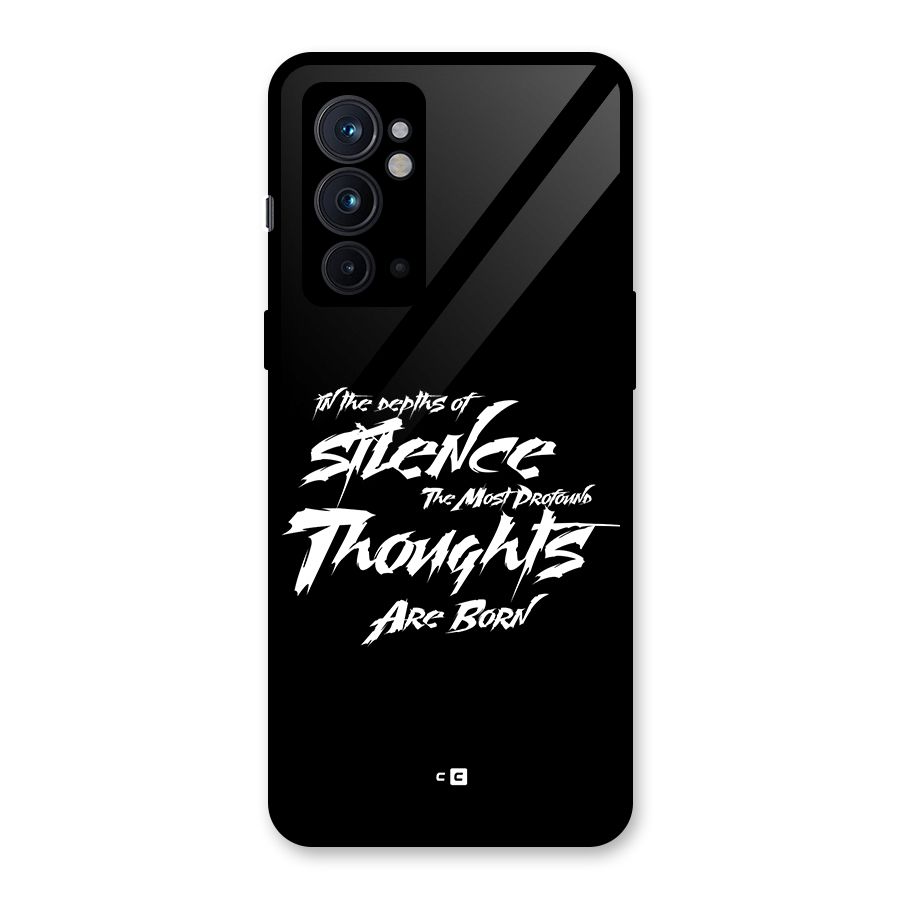 Silent Thoughts Glass Back Case for OnePlus 9RT 5G