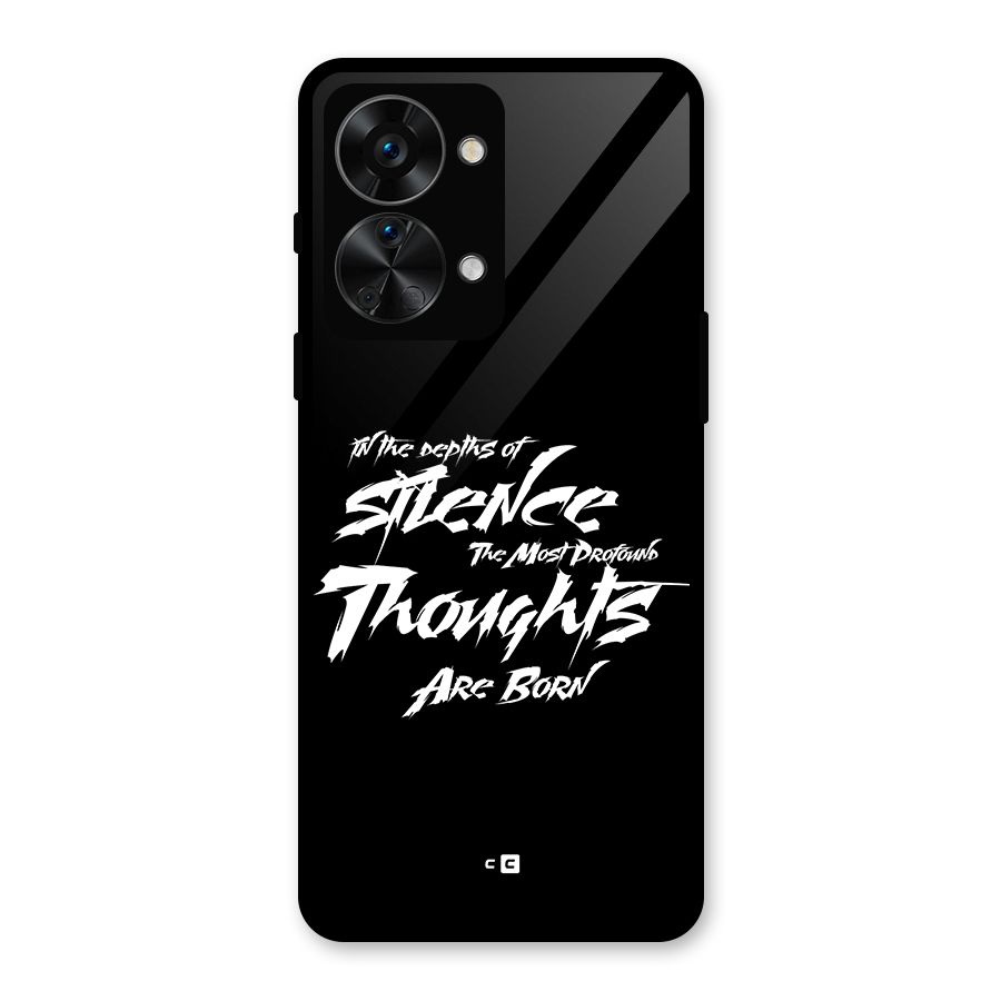 Silent Thoughts Glass Back Case for OnePlus Nord 2T
