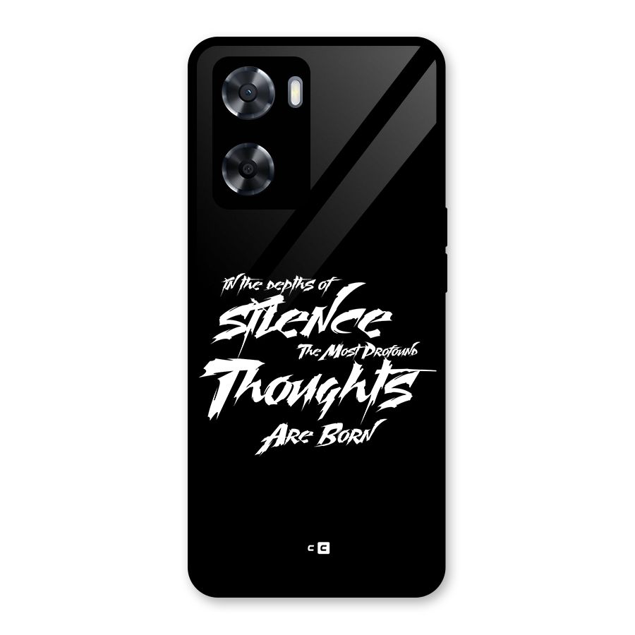 Silent Thoughts Glass Back Case for OnePlus Nord N20 SE