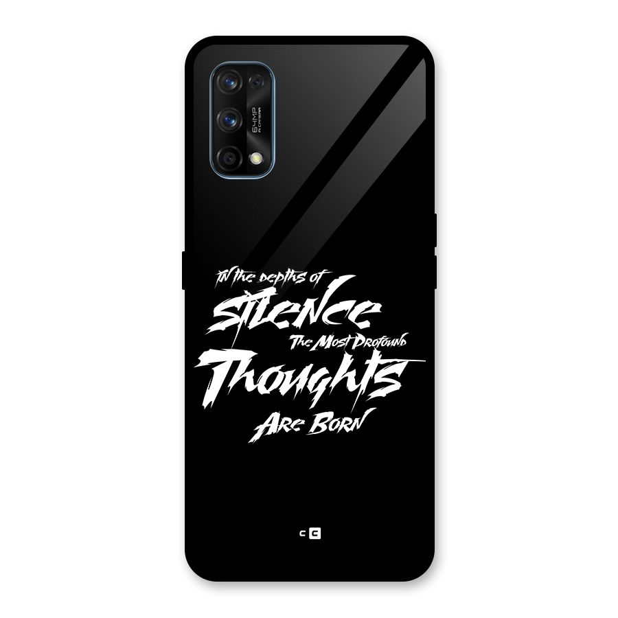 Silent Thoughts Glass Back Case for Realme 7 Pro