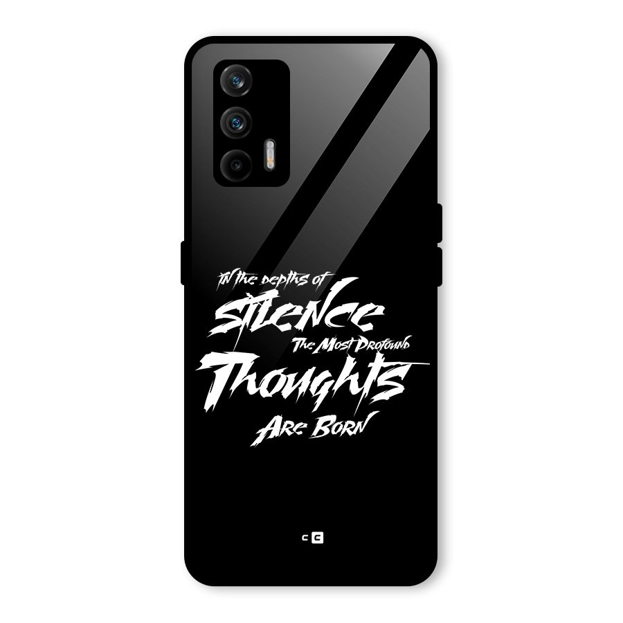 Silent Thoughts Glass Back Case for Realme GT 5G